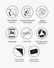 画像をギャラリービューアに読み込む, Bob Marley x Slowtide / Rocker Quick-Dry Picnic Blanket