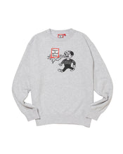 画像をギャラリービューアに読み込む, have a good time x HOMERUN / THROW UP MAN FRAME CREWNECK