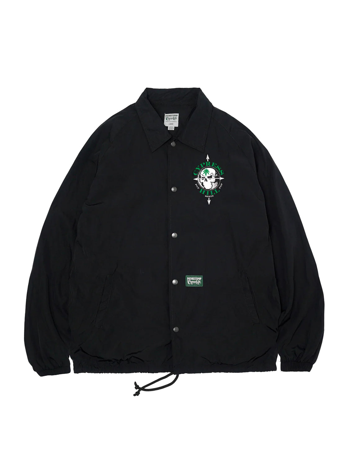 POT MEETS POP X CYPRESS HILL - SKULL & COMPASS WINDBREAKER