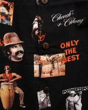 画像をギャラリービューアに読み込む, POT MEETS POP×CHEECH AND CHONG / ONLY THE BEST ALOHA SHIRT (BLACK)