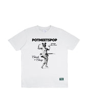 画像をギャラリービューアに読み込む, POT MEETS POP x CHEECH AND CHONG / EARACHE MY EYE TEE (WHITE)