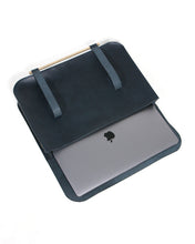 画像をギャラリービューアに読み込む, Qurahsi.co Leathder Music Bag (Dark Navy)