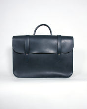 画像をギャラリービューアに読み込む, Qurahsi.co Leathder Music Bag ベルト付 (Dark Navy)