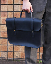 画像をギャラリービューアに読み込む, Qurahsi.co Leathder Music Bag (Dark Navy)