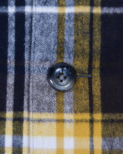 画像をギャラリービューアに読み込む, Shaggy Check Shirts Jacket(charcoal yellow)