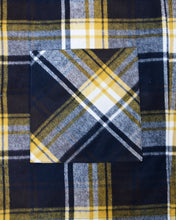 画像をギャラリービューアに読み込む, Shaggy Check Shirts Jacket(charcoal yellow)