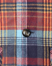 画像をギャラリービューアに読み込む, Shaggy Check Shirts Jacket(orange brown)