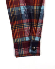 画像をギャラリービューアに読み込む, Shaggy Check Shirts Jacket(orange brown)