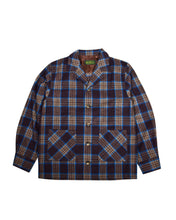 画像をギャラリービューアに読み込む, Shaggy Check Shirts Jacket(brown)