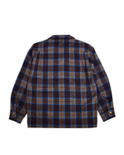 画像をギャラリービューアに読み込む, Shaggy Check Shirts Jacket(brown)
