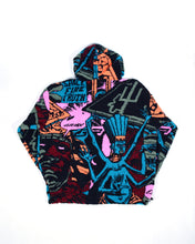 画像をギャラリービューアに読み込む, GRMY SPACE LADY ALL OVER JACQUARD SHERPA HOODIE(BLEACHED PINK)