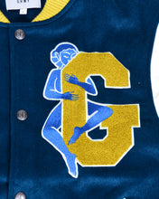 画像をギャラリービューアに読み込む, GRMY SINGGANG JUNCTION WOOL BASEBALL JACKET(NAVY)