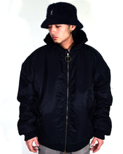 画像をギャラリービューアに読み込む, GRMY AGED RUM REVERSIBLE FUR BOMBER JACKET(リバーシブル)