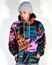 画像をギャラリービューアに読み込む, GRMY SPACE LADY ALL OVER JACQUARD SHERPA HOODIE(BLEACHED PINK)