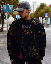 画像をギャラリービューアに読み込む, Grimey JAZZ THING PADDED ALL OVER PRINT CREWNECK