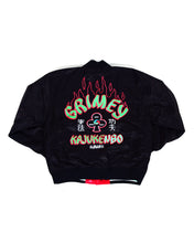 画像をギャラリービューアに読み込む, Grimey DESTROY ALL FEAR REVERSIBLE SATIN JACKET