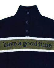 画像をギャラリービューアに読み込む, SIDE LOGO 3 BUTTON MOCK NECK SWEATER