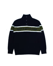 画像をギャラリービューアに読み込む, SIDE LOGO 3 BUTTON MOCK NECK SWEATER