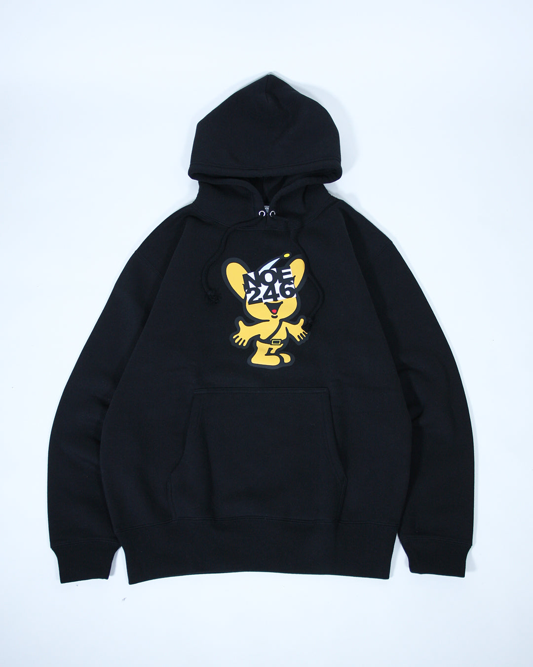 レア美品○NOE246 BLACK HOODIE noe君 - スウェット