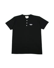 画像をギャラリービューアに読み込む, OG CLASSIX / OG EMB HENLEY NECK TEE (BLACK)