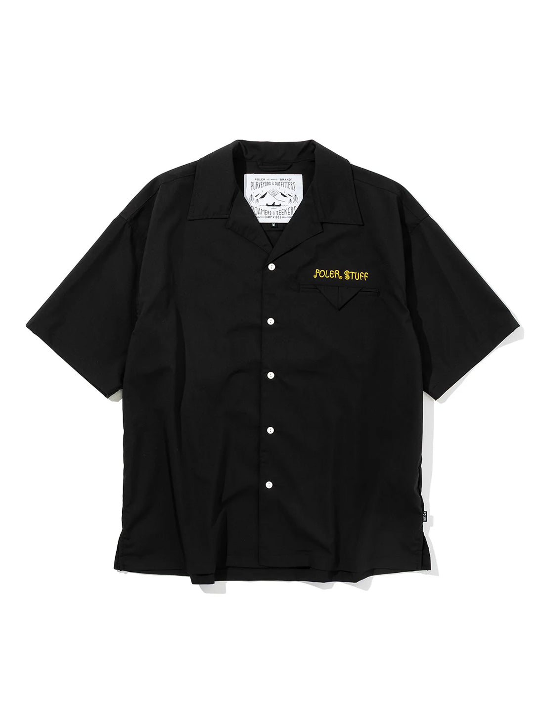 POLeR / TOURIST TRAP RELAX OPEN COLLAR SHIRT