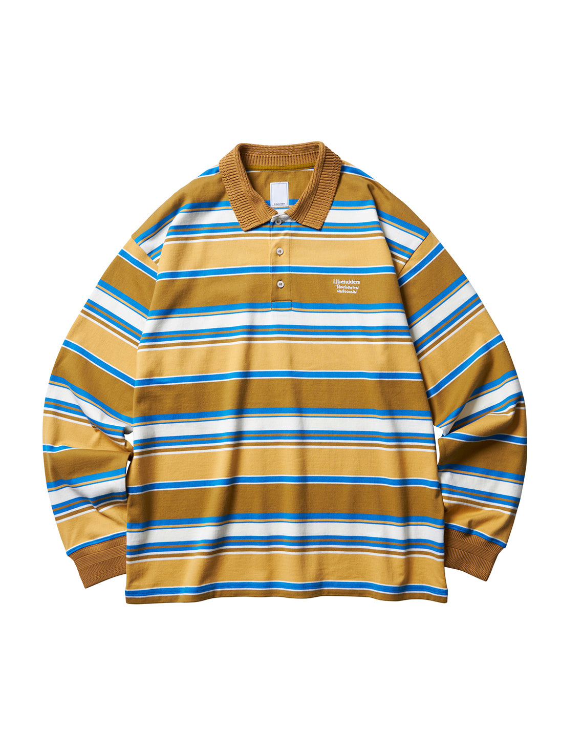 Liberaiders MULTI STRIPE L/S POLO SHIRT