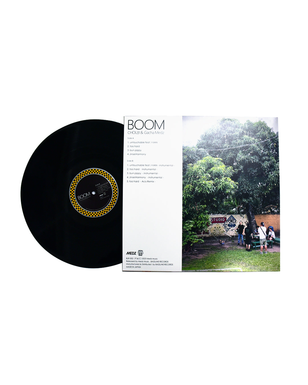 CHOUJI & Gacha Medz BOOM アナログレコード CHOUJI & Gacha Medz “BOOM” (LPレコード) – BASSLINE