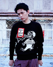 画像をギャラリービューアに読み込む, have a good time x HOMERUN / THROW UP MAN FRAME KNIT SWEATER

