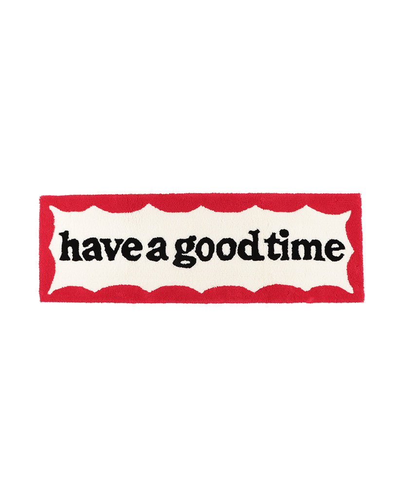 新品　miyoshi rug フレームラグ　have a good time have a good time / SIDE FRAME RUG – BASSLINE