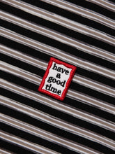 画像をギャラリービューアに読み込む, have a good time / MINI MINI FRAME STRIPE S/S TEE
