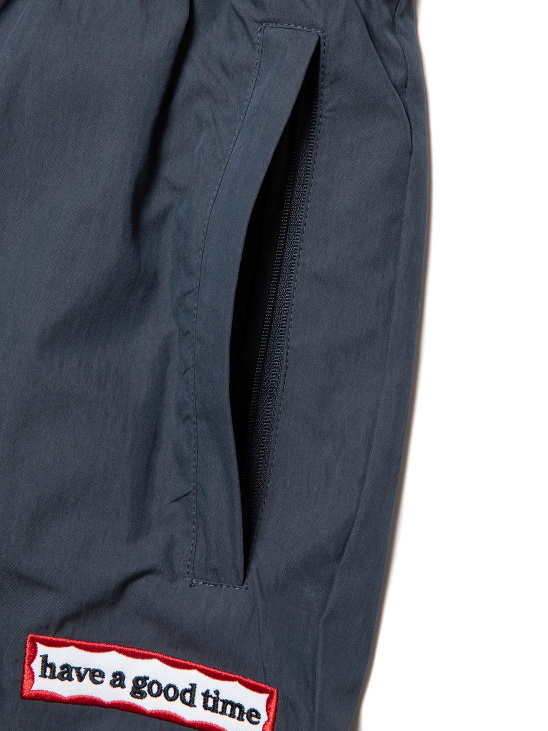 have a good time / SIDE FRAME PATCH TRACK PANTS – BASSLINE
