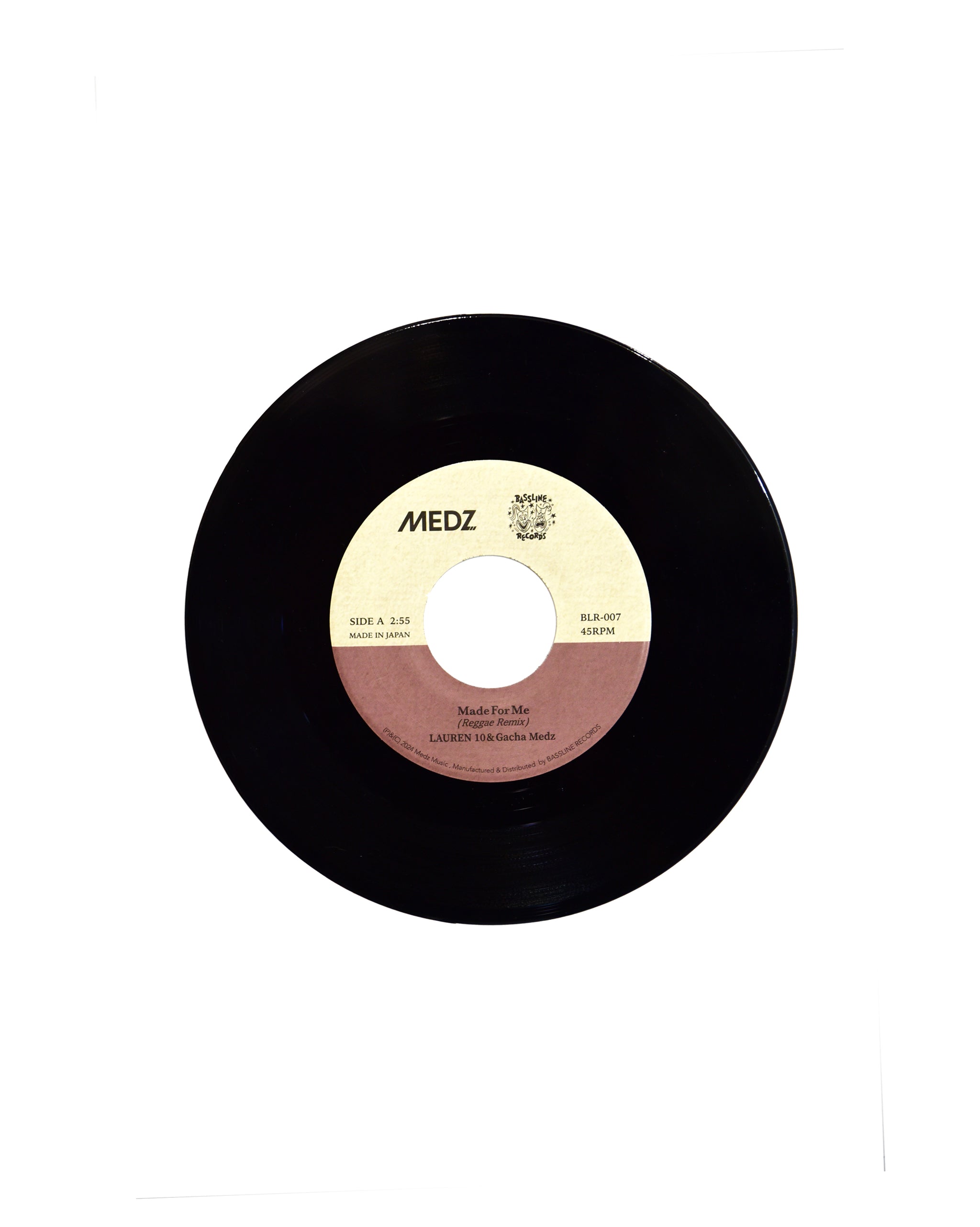 Lauren10&Gacha Medz “Made for Me (Reggae Remix)”(7inch) – BASSLINE