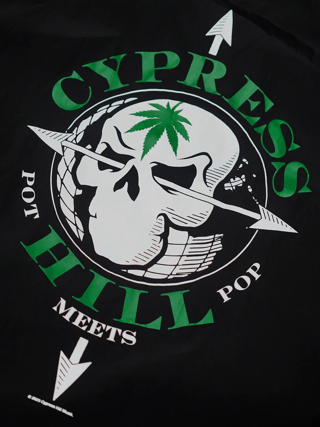 cypress hill コーチジャケット 西海岸 Pot Meets Pop POT MEETS POP X CYPRESS HILL - BLUNTED WINDBREAKER – BASSLINE