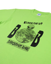 画像をギャラリービューアに読み込む, Blue Boyz Sports Club / Dangerous Zone Tee (Lime Green)
