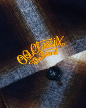 画像をギャラリービューアに読み込む, OG OMBRE CHECK FLANNEL SHIRT(BROWN)

