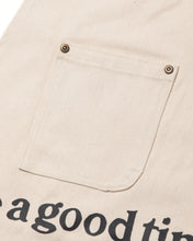 画像をギャラリービューアに読み込む, have a good time SIDE LOGO DENIM APRON

