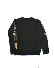 画像をギャラリービューアに読み込む, ARM SIDE LOGO KNIT SWEATER BLACK
