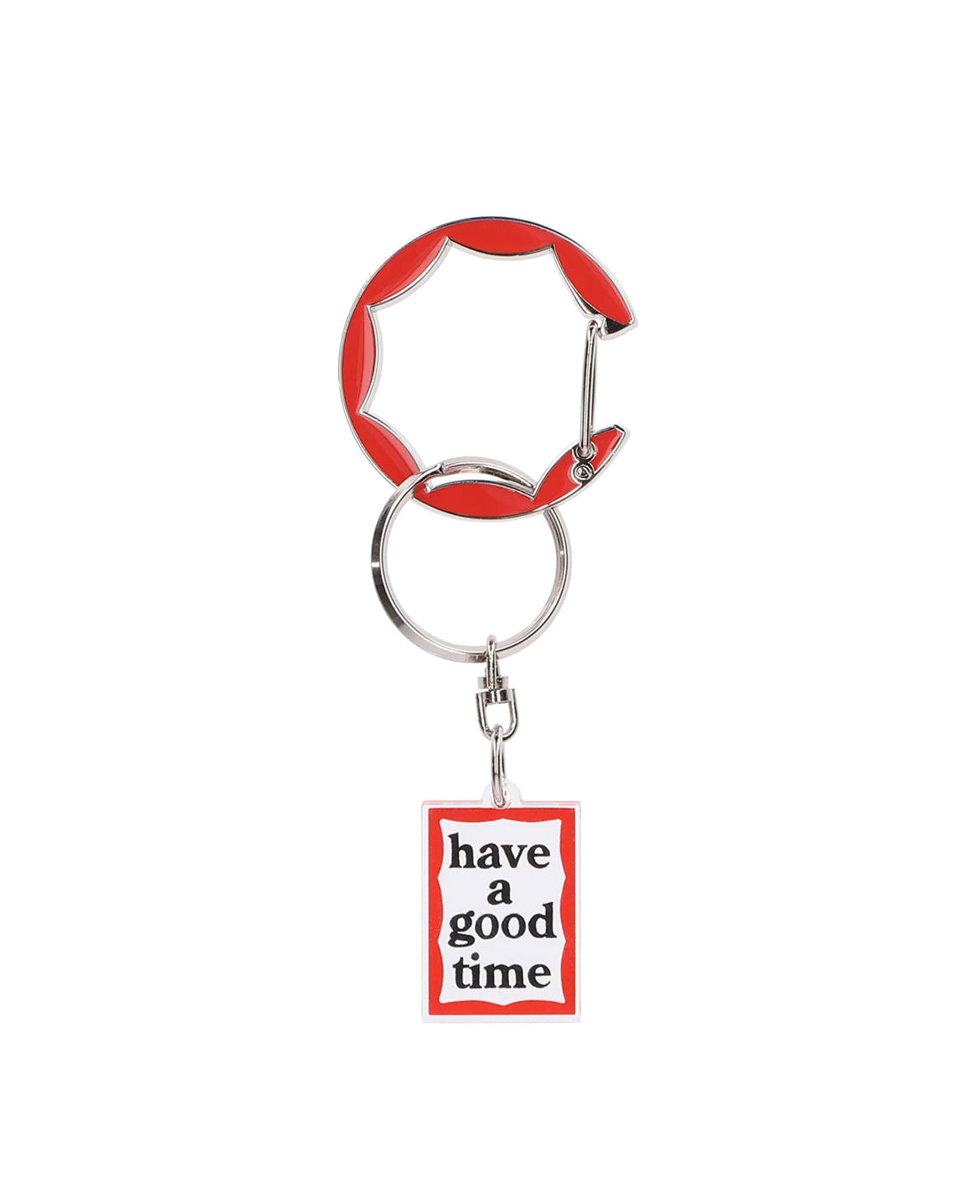 have a good time FRAME CLEAR KEYCHAIN X CIRCLE FRAME CARABINER SET