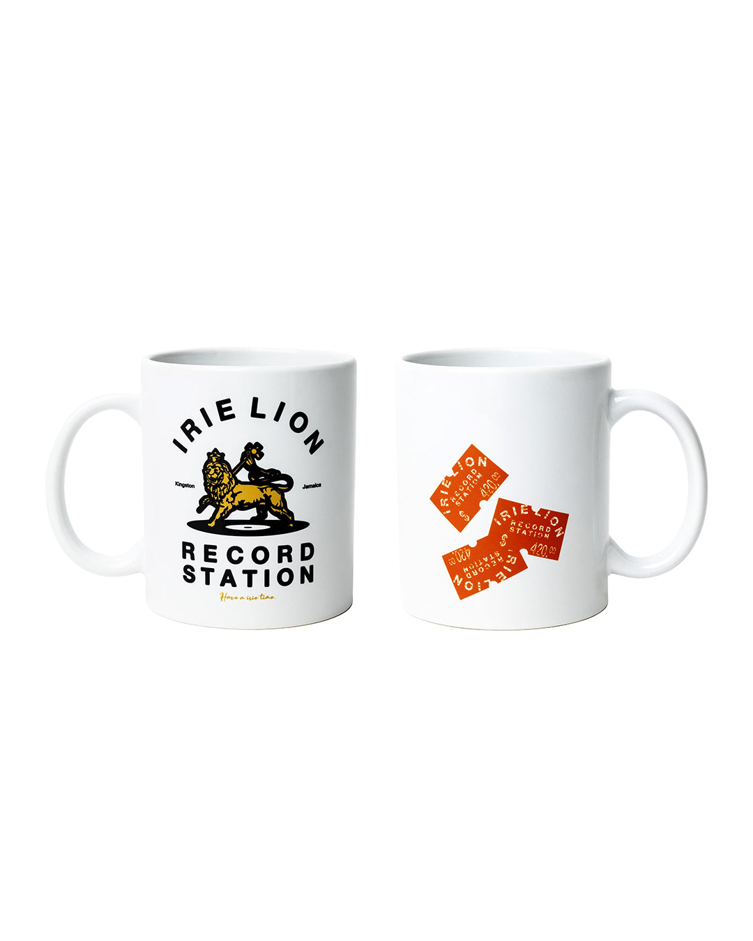 IRIE LION RECORD MUG CUP