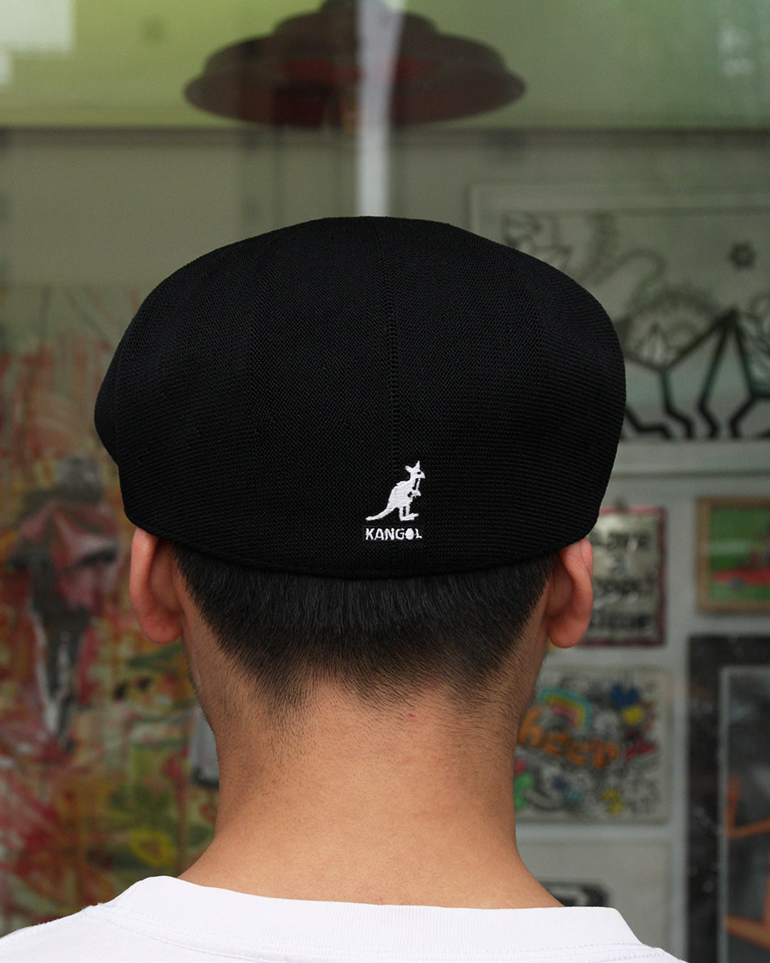 SMU ウールギャラクシー 黒 カンゴール M KANGOL ハンチング帽 KANGOL