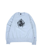 画像をギャラリービューアに読み込む, MINORMAN Reverse Weave Crewneck(シルバーグレー)
